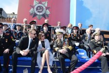 Президент Ильхам Алиев и его супруга приняли участие в праздничных мероприятиях в Москве по случаю 70-летия Победы (ФОТО)
