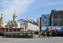 Президент Ильхам Алиев и его супруга приняли участие в праздничных мероприятиях в Москве по случаю 70-летия Победы (ФОТО)