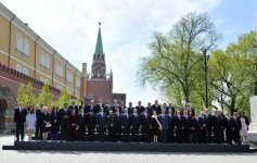 Президент Ильхам Алиев и его супруга приняли участие в праздничных мероприятиях в Москве по случаю 70-летия Победы (ФОТО)