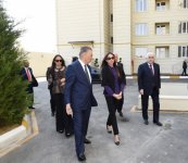 Azerbaijan’s first lady Mehriban Aliyeva attends opening of building for IDP families in Khirdalan (PHOTO)