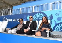 Azerbaijani president, his spouse attend opening of European Games Park (PHOTO)