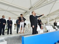 Azerbaijani president, his spouse attend opening of European Games Park (PHOTO)