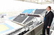 Azerbaijani president, his spouse attend opening of European Games Park (PHOTO)