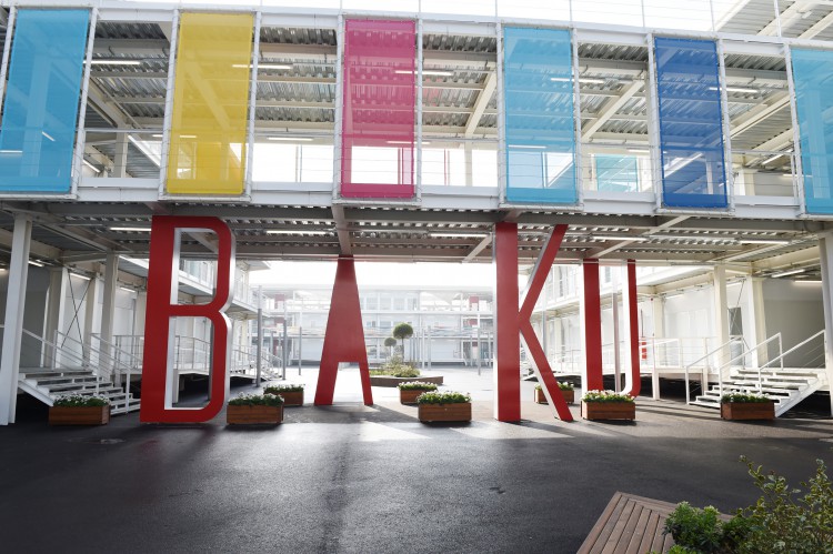 Azerbaijani president, his spouse attend opening of European Games Park (PHOTO)