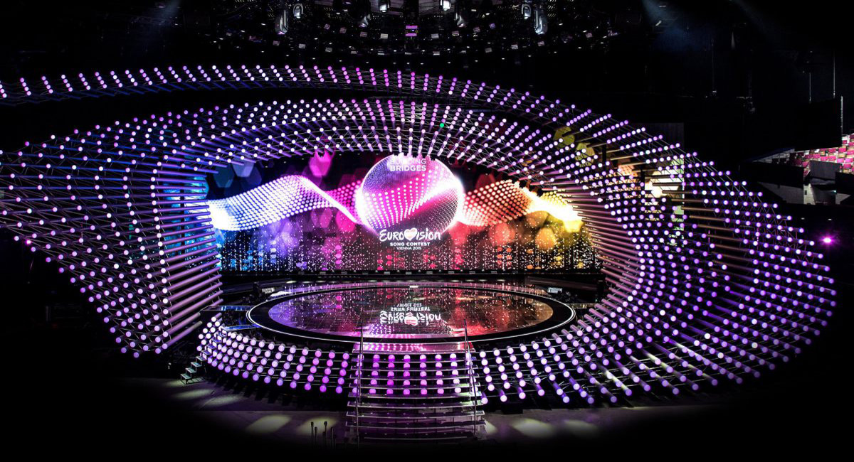 Сцена "Евровидения 2015" в Wiener Stadthalle – одежда ведущих, эко-кухня, пресс-центр (ФОТО)