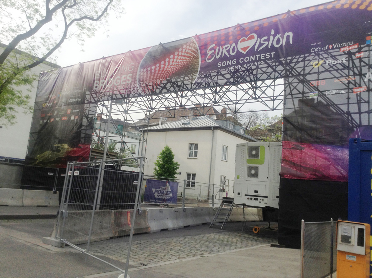 Сцена "Евровидения 2015" в Wiener Stadthalle – одежда ведущих, эко-кухня, пресс-центр (ФОТО)