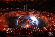 Сцена "Евровидения 2015" в Wiener Stadthalle – одежда ведущих, эко-кухня, пресс-центр (ФОТО)