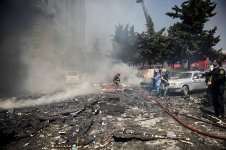 Трагедия в Баку – мужество пожарных и полицейских (ФОТО)