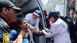 Трагедия в Баку – мужество пожарных и полицейских (ФОТО)