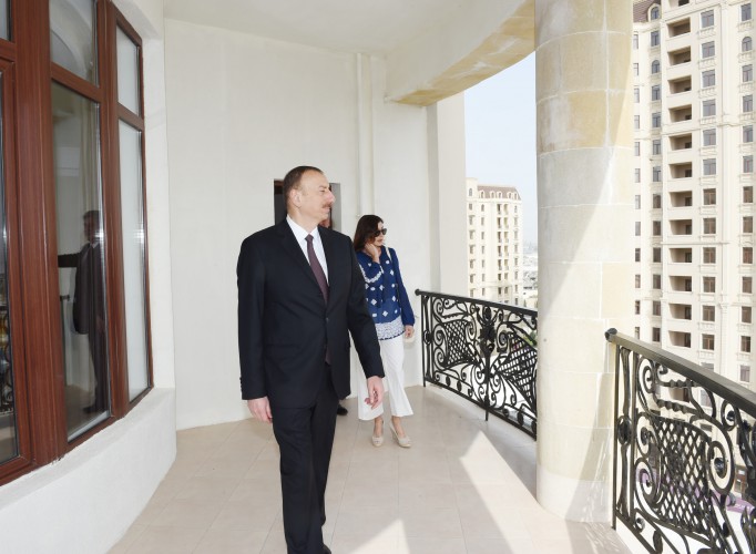Ilham Aliyev, his spouse attend opening of Athletes and Media Villages of European Games (PHOTO)