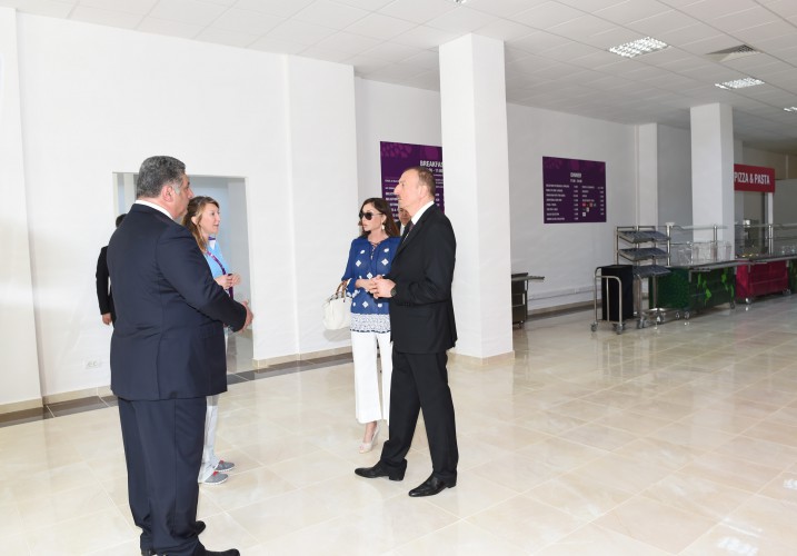 Ilham Aliyev, his spouse attend opening of Athletes and Media Villages of European Games (PHOTO)