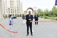Ilham Aliyev, his spouse attend opening of Athletes and Media Villages of European Games (PHOTO)