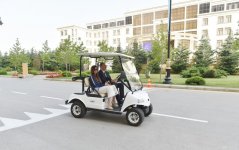 Ilham Aliyev, his spouse attend opening of Athletes and Media Villages of European Games (PHOTO)