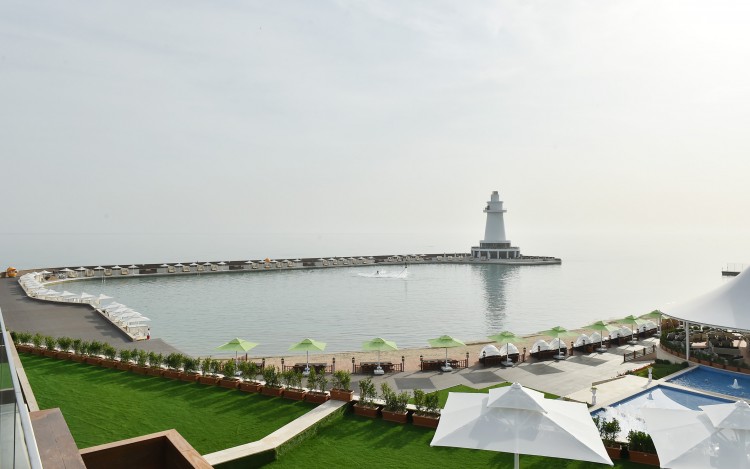 Ilham Aliyev, his spouse attend opening of  recreation and entertainment center (PHOTO)