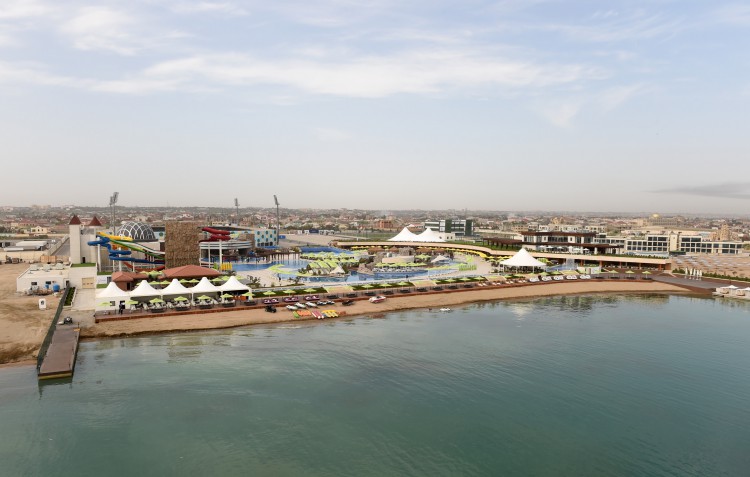 Ilham Aliyev, his spouse attend opening of  recreation and entertainment center (PHOTO)