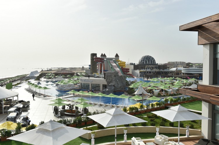 Ilham Aliyev, his spouse attend opening of  recreation and entertainment center (PHOTO)