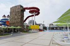 Ilham Aliyev, his spouse attend opening of  recreation and entertainment center (PHOTO)