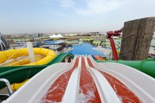 Ilham Aliyev, his spouse attend opening of  recreation and entertainment center (PHOTO)