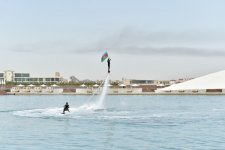 Ilham Aliyev, his spouse attend opening of  recreation and entertainment center (PHOTO)