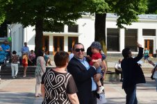 В Трускавце прошла праздничная акция,  посвященная Евроиграм 2015 года в Баку (ФОТО)