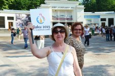В Трускавце прошла праздничная акция,  посвященная Евроиграм 2015 года в Баку (ФОТО)