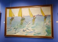 Яркие краски азербайджанских художников для гостей Евроигр (ФОТО)