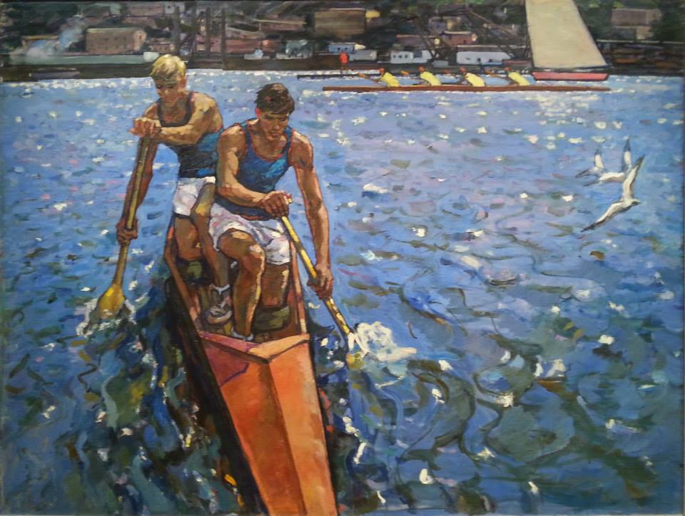 "Спорт и искусство" – выставка, посвященная Евроиграм (ФОТО)