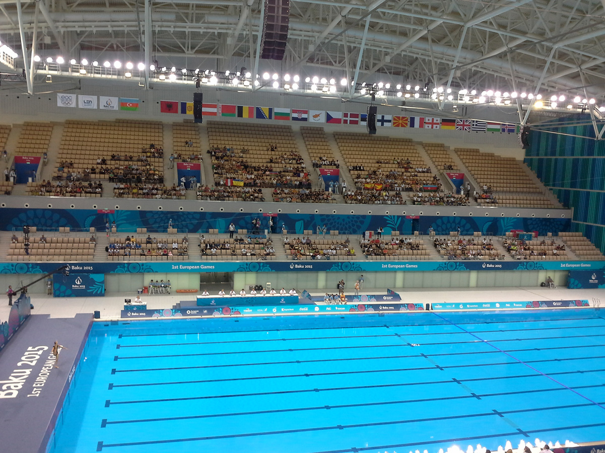 Solo competitions in synchronized swimming start within first European Games Baku 2015 (PHOTO)