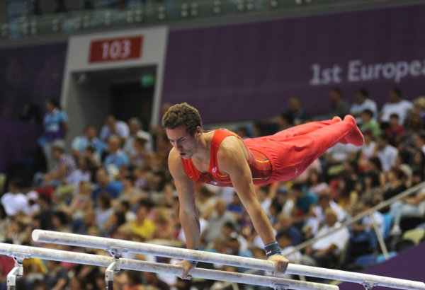 Second day of artistic gymnastics competitions continues as part of Baku’s first European Games (PHOTO)