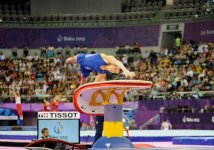 Second day of artistic gymnastics competitions continues as part of Baku’s first European Games (PHOTO)