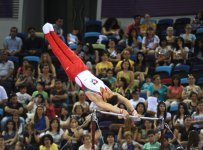 Second day of artistic gymnastics competitions continues as part of Baku’s first European Games (PHOTO)