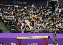 Second day of artistic gymnastics competitions continues as part of Baku’s first European Games (PHOTO)