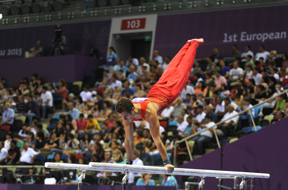 Second day of artistic gymnastics competitions continues as part of Baku’s first European Games (PHOTO)
