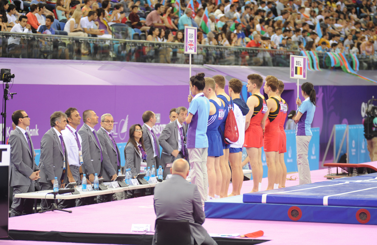 Second day of artistic gymnastics competitions continues as part of Baku’s first European Games (PHOTO)