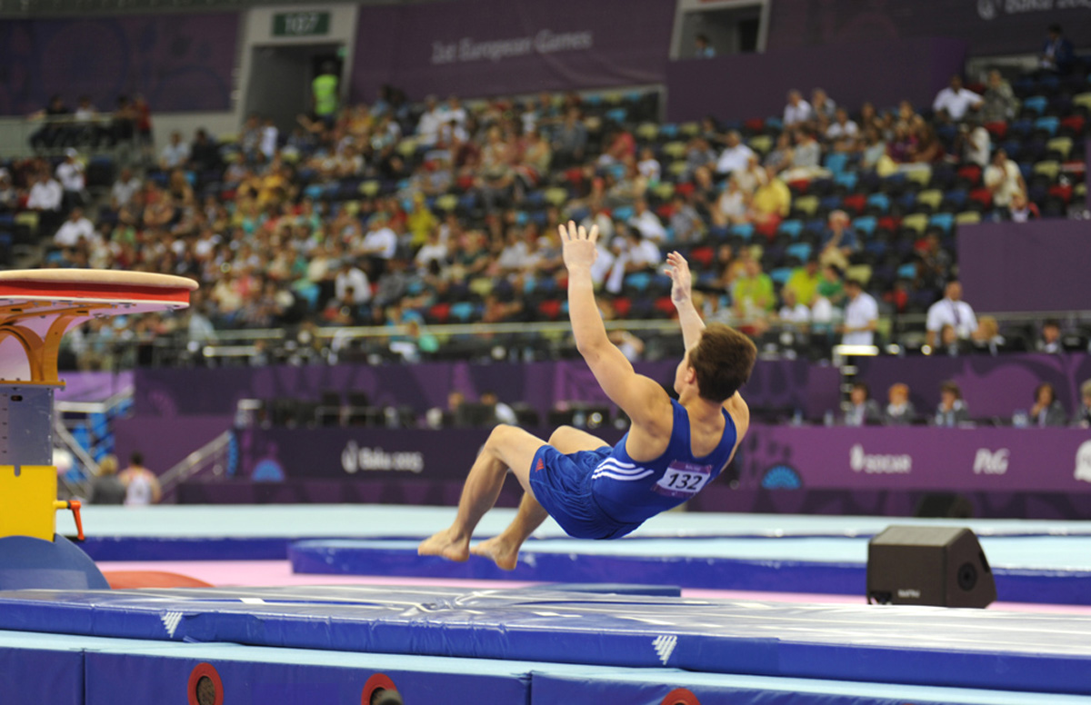 Second day of artistic gymnastics competitions continues as part of Baku’s first European Games (PHOTO)