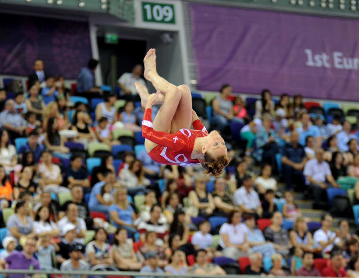Second day of artistic gymnastics competitions continues as part of Baku’s first European Games (PHOTO)