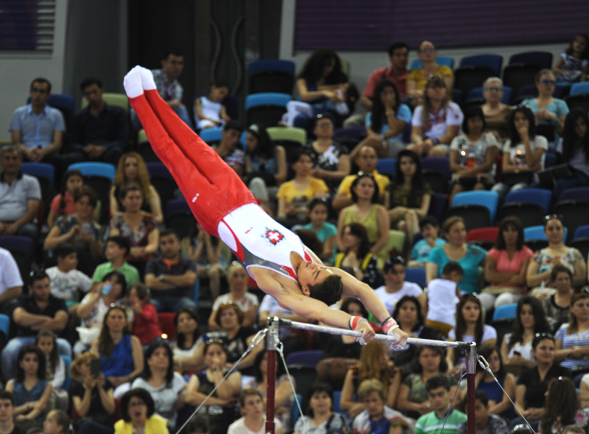 Second day of artistic gymnastics competitions continues as part of Baku’s first European Games (PHOTO)