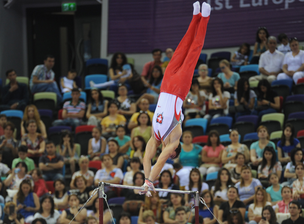 Second day of artistic gymnastics competitions continues as part of Baku’s first European Games (PHOTO)