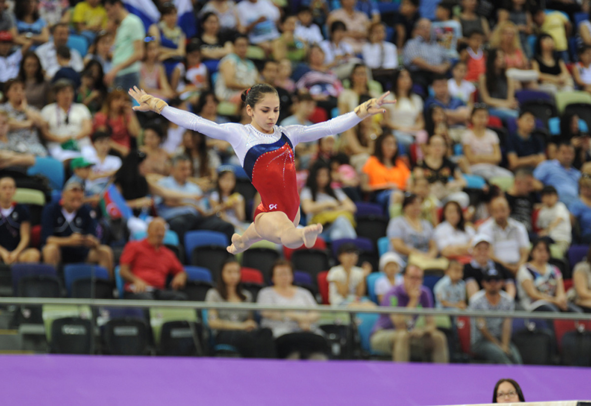 Second day of artistic gymnastics competitions continues as part of Baku’s first European Games (PHOTO)