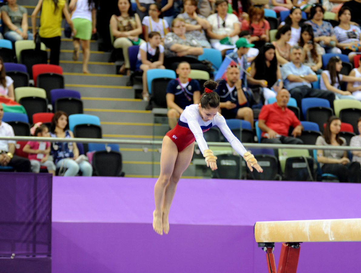 Second day of artistic gymnastics competitions continues as part of Baku’s first European Games (PHOTO)