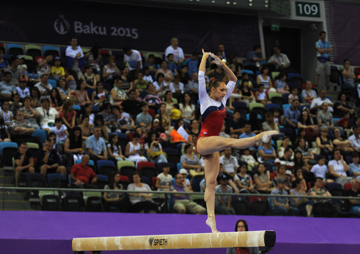 Second day of artistic gymnastics competitions continues as part of Baku’s first European Games (PHOTO)