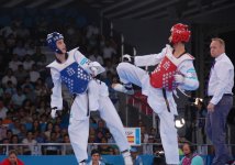 Азербайджанская тхэквондистка вышла в полуфинал Евроигр (ФОТО)