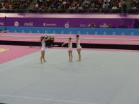Baku 2015: Azerbaijani women’s trio in acrobatic gymnastics reaches finals (PHOTO)