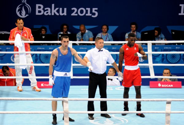 Azerbaijani boxer entered 1/8 finals as part of first European Games (PHOTO)