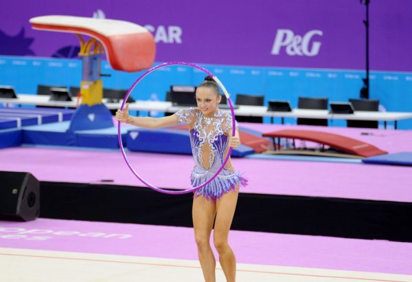 Azerbaijani female gymnast happy with her performance at European Games