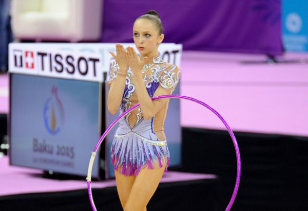 Baku 2015: Azerbaijani athlete in finals of individual rhythmic gymnastics