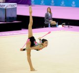 Азербайджанская гимнастка вышла в финал соревнований по художественной гимнастике на Евроиграх