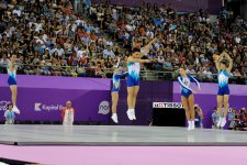 Qualifications in aerobic gymnastics, trampoline continue at Baku 2015