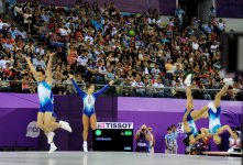 Qualifications in aerobic gymnastics, trampoline continue at Baku 2015