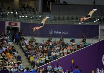 Qualifications in aerobic gymnastics, trampoline continue at Baku 2015